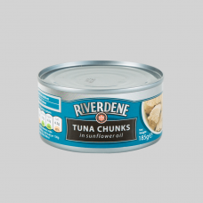 Riverdene Tuna Chunks in Oil 12x185g
