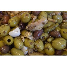 Marinated Olives(Basil and Garlic)