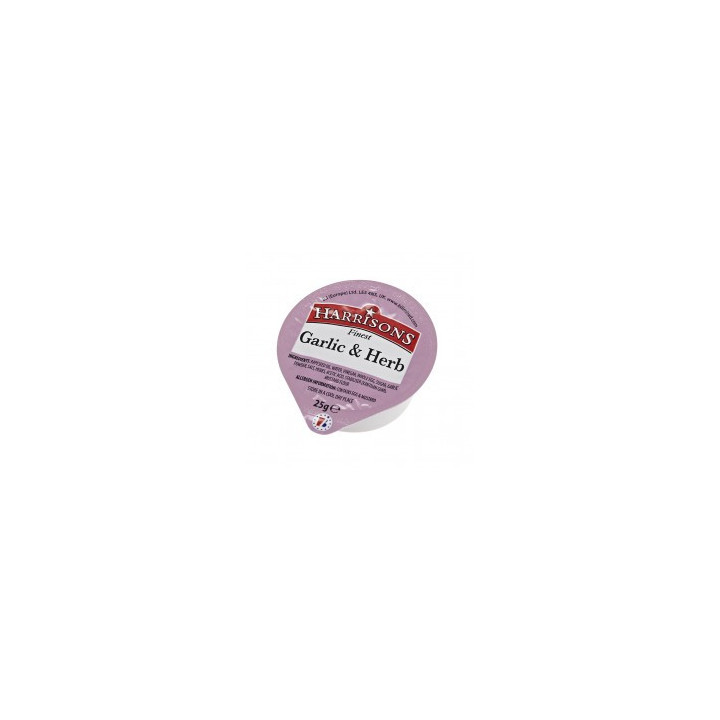 Garlic & Herbs Dipping Pots – 100 x 25g Case