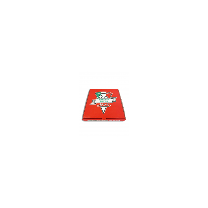 9" Universal Red Design Pizza Boxes 1 x 100pcs