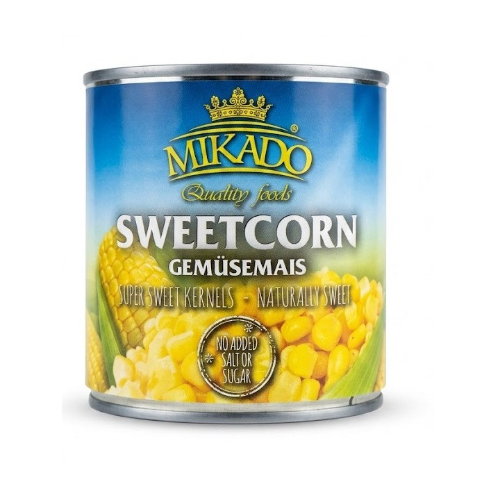 Premium Sweetcorn Kernels – 12 x 340g Multi-Pack