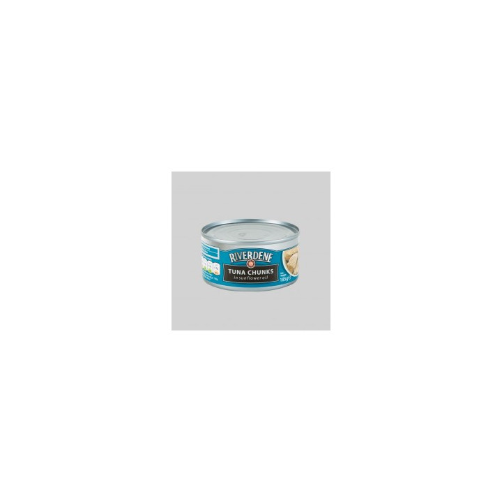 Tuna Chunks in Sunflower Oil – 12 x 185g Multi-Pack