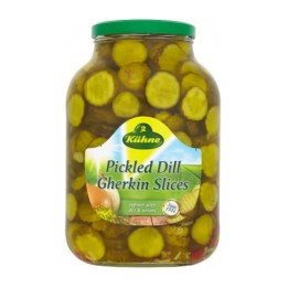 Premium Gherkin Chips in Sweet & Sour Brine – 2.45kg Jar