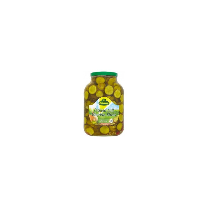 Premium Gherkin Chips in Sweet & Sour Brine – 2.45kg Jar