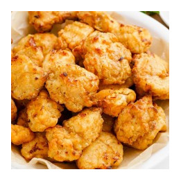 Frozen Fully Cooked Breaded Pop-In Halal Chicken – 1kg Pack