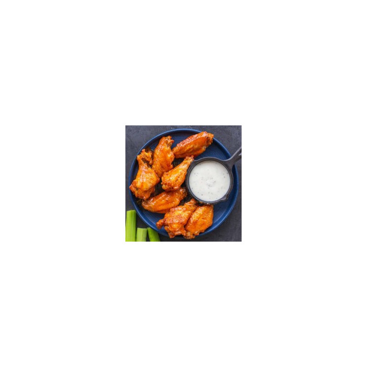 Marinated and Fully Cooked Halal Buffalo Chicken Wings – 1kg Pack