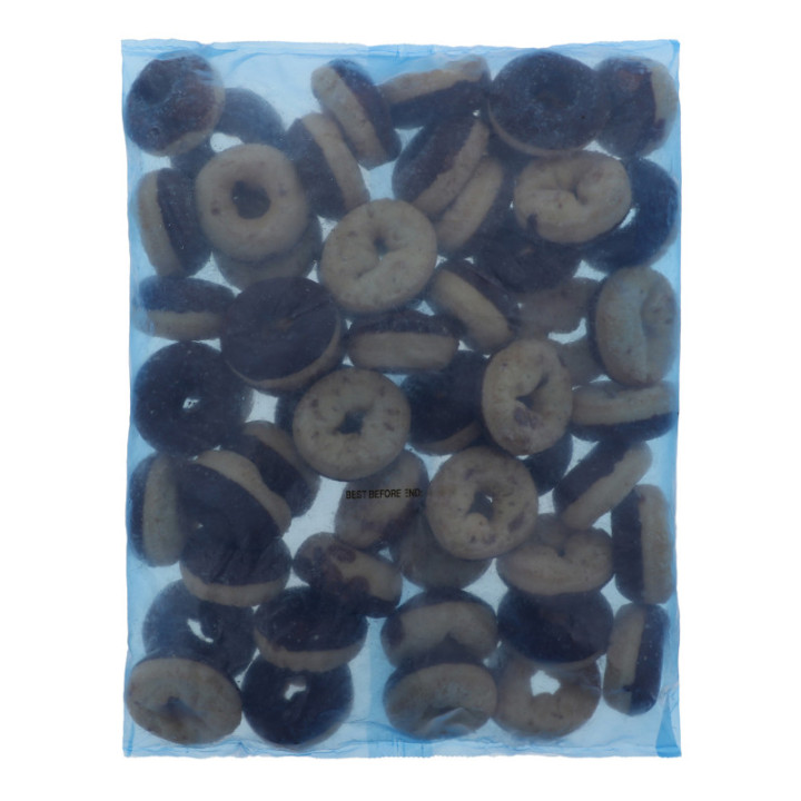 Mini Chocolate Iced Donuts 4 Bags x 50 Units