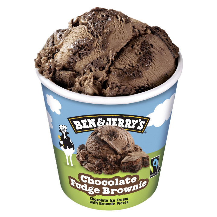 Ben & Jerry's Chocolate Fudge Brownie 8 x 465ml