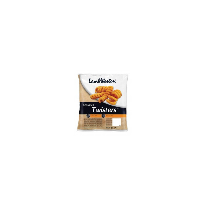 Seasoned Spicy Twister Curly Fries – 2.5kg Pack