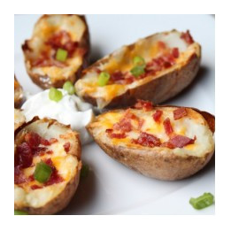 Traditionally Oven-Baked British Potato Skins – 1.6kg Bag (Approx. 35 Units)